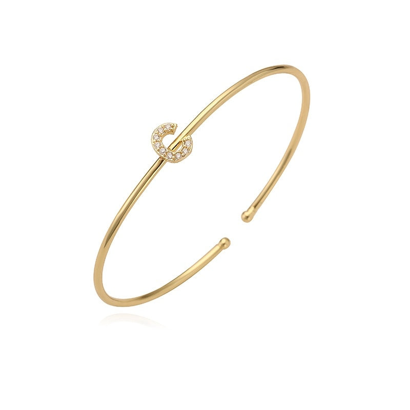 Letter Zirkonia Armband