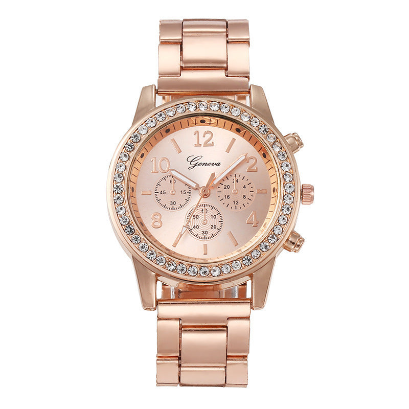 Koppelhorloge met stalen band