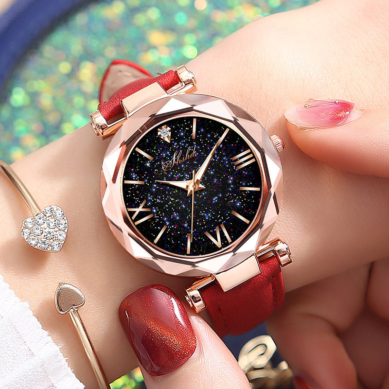 Horloge met frosted look