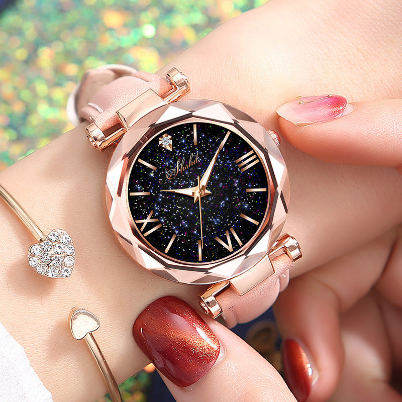Horloge met frosted look