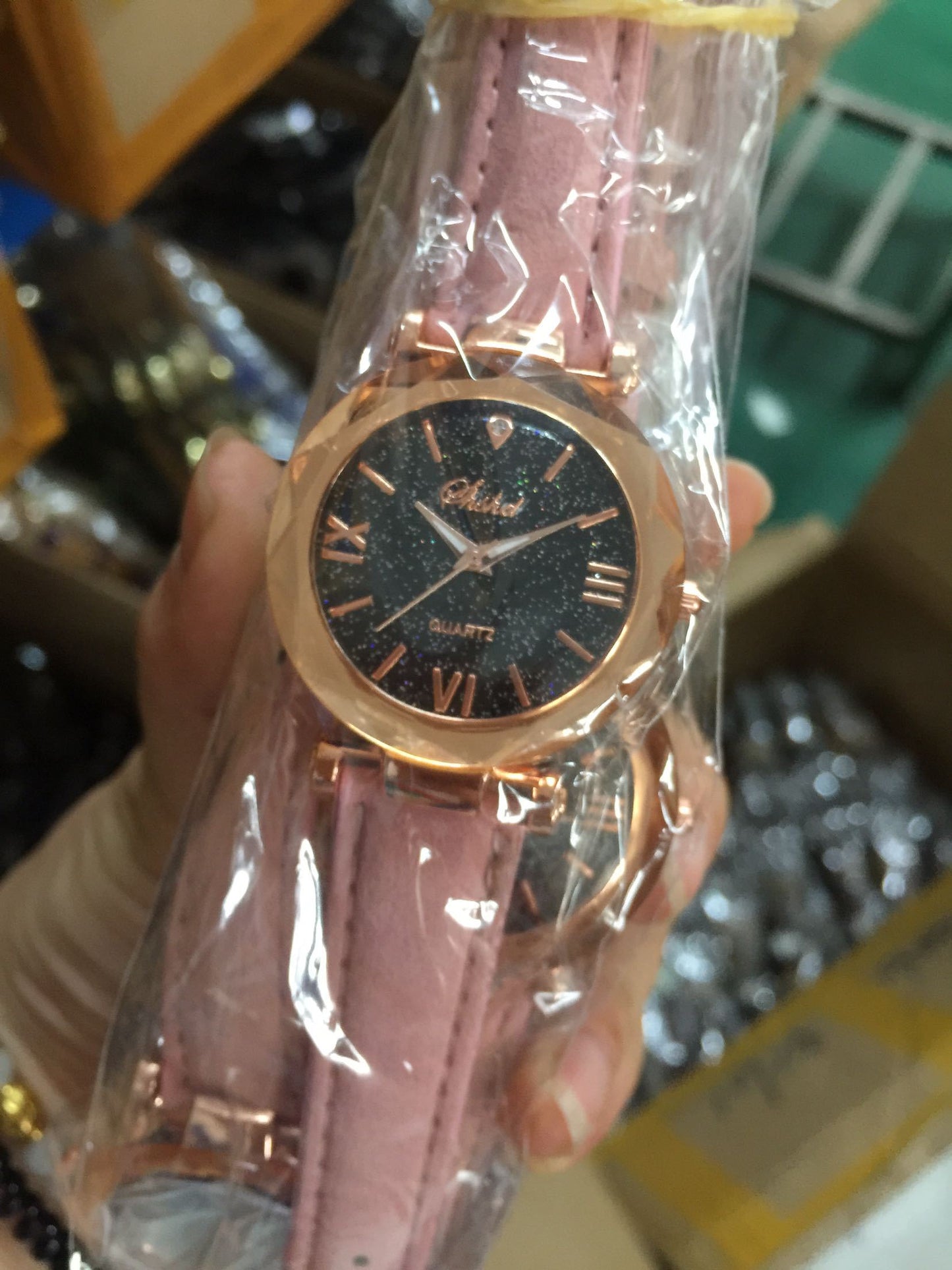 Sterrenhemel horloge met schitterende details