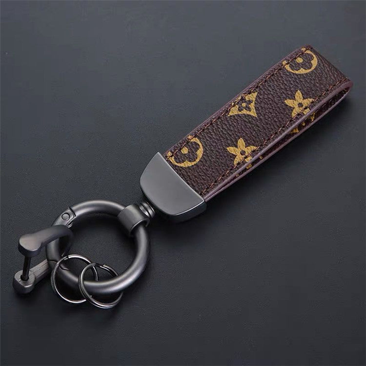 Luxe Echt Leren Sleutelhanger
