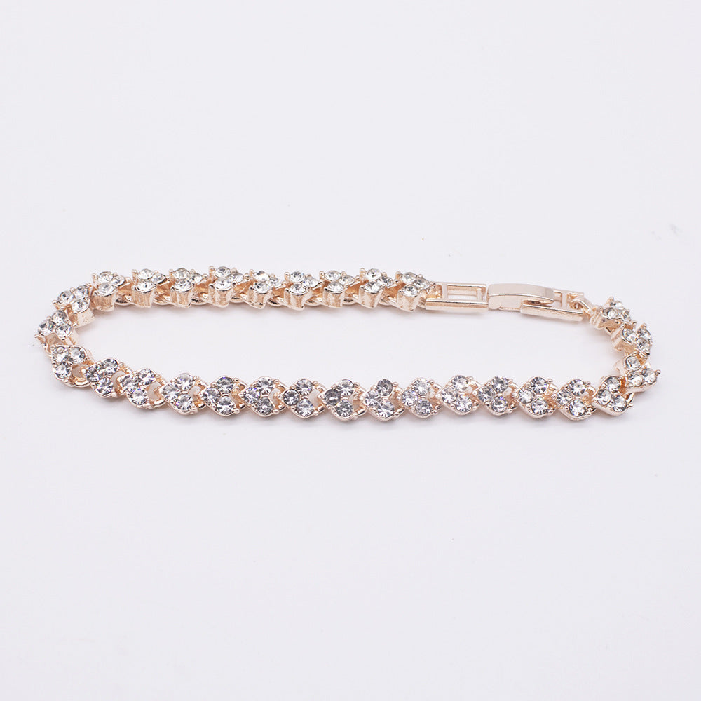 Modieuze Diamanten Horlogeset