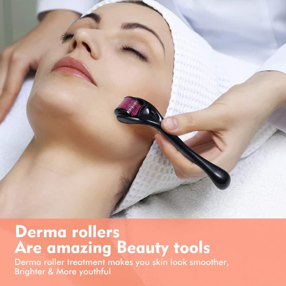 Microneedle Gezichtsroller – Voor huidvernieuwing & beautybehandeling thuis