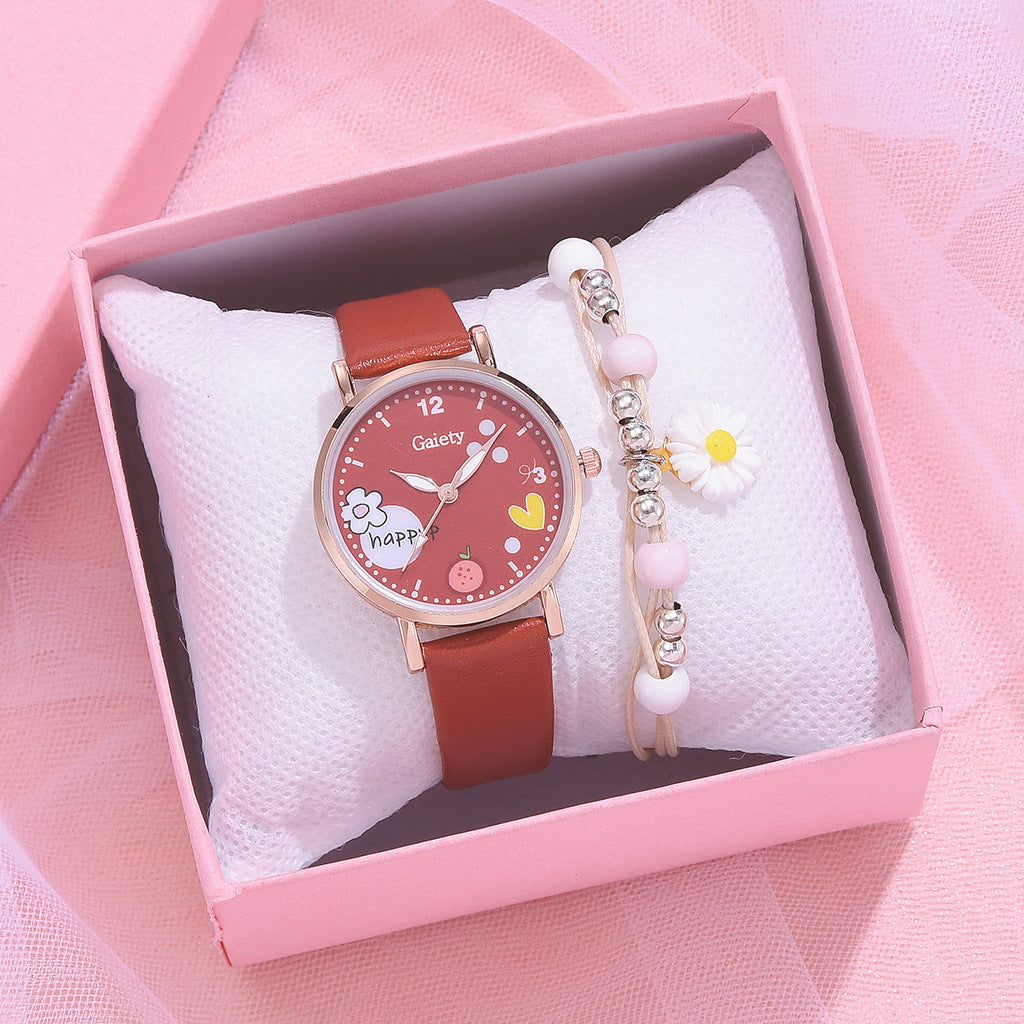 Horloge- en armbandenset
