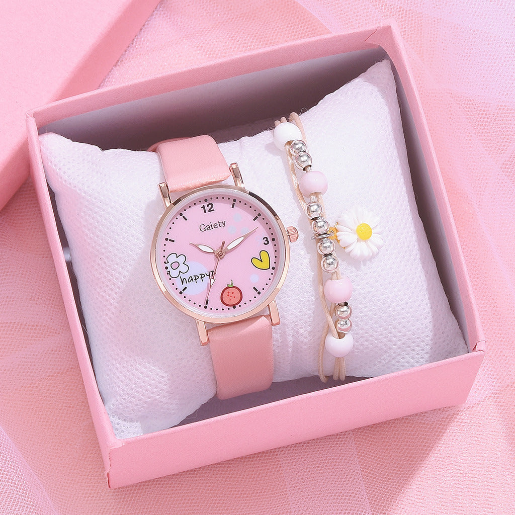 Horloge- en armbandenset