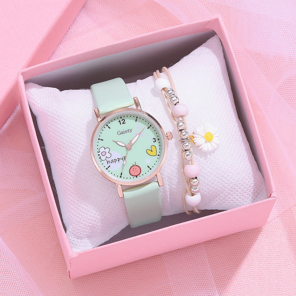 Horloge- en armbandenset