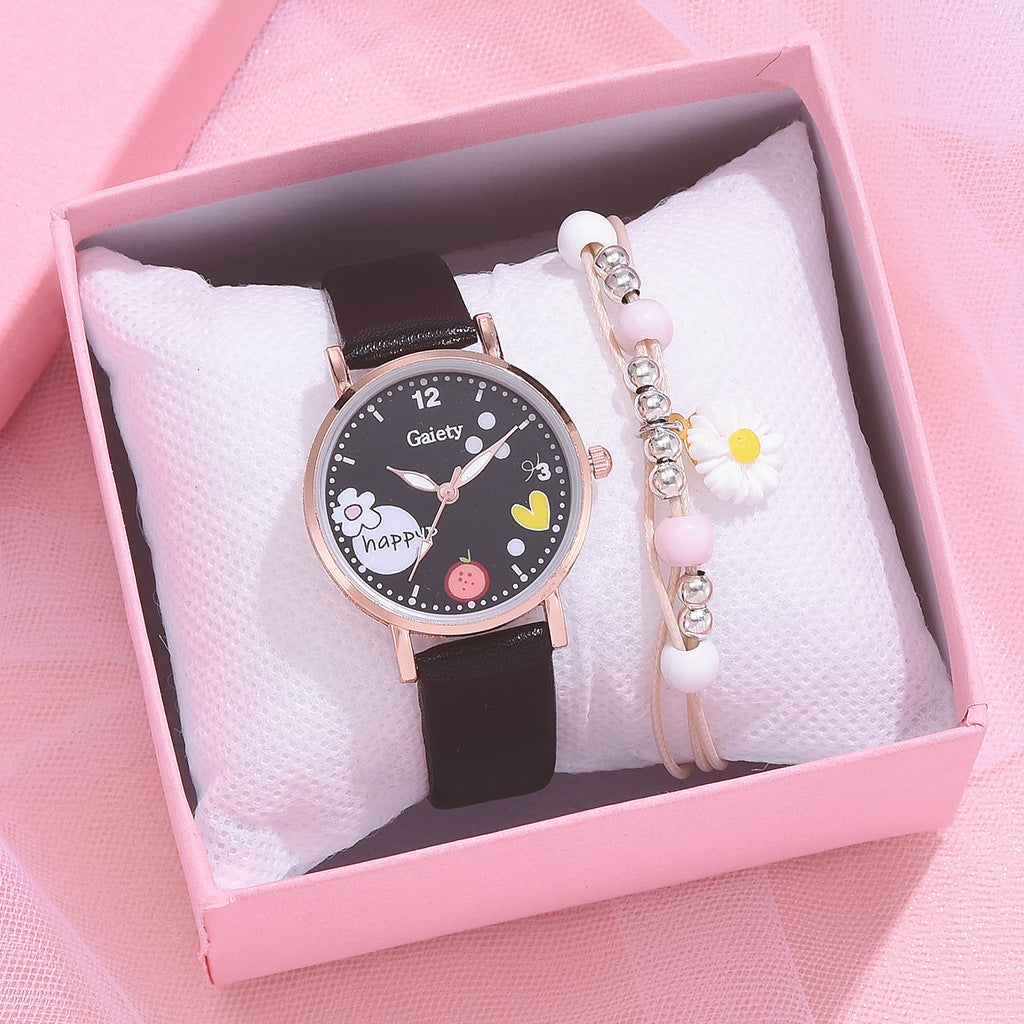 Horloge- en armbandenset