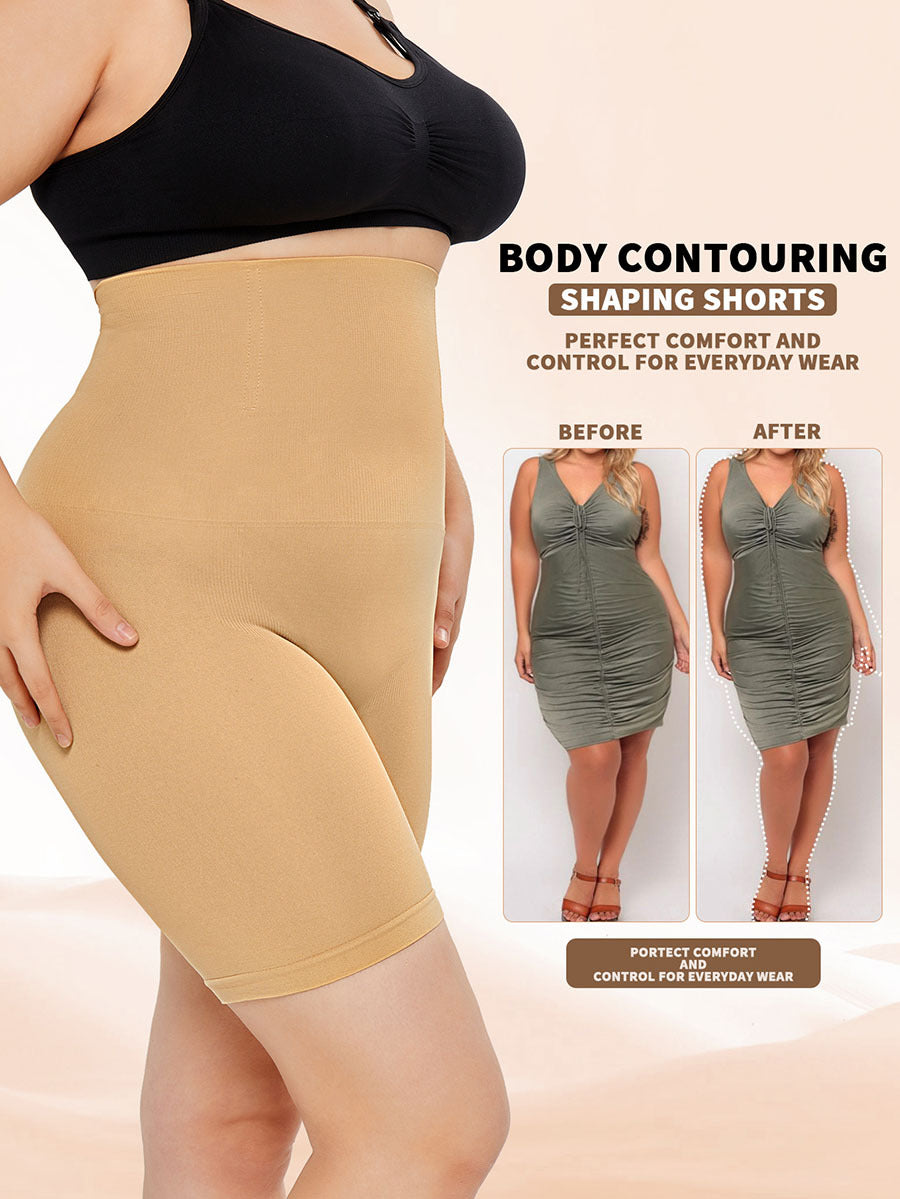 Corrigerende Shorts met Hoge Taille – Billiftende Shapewear