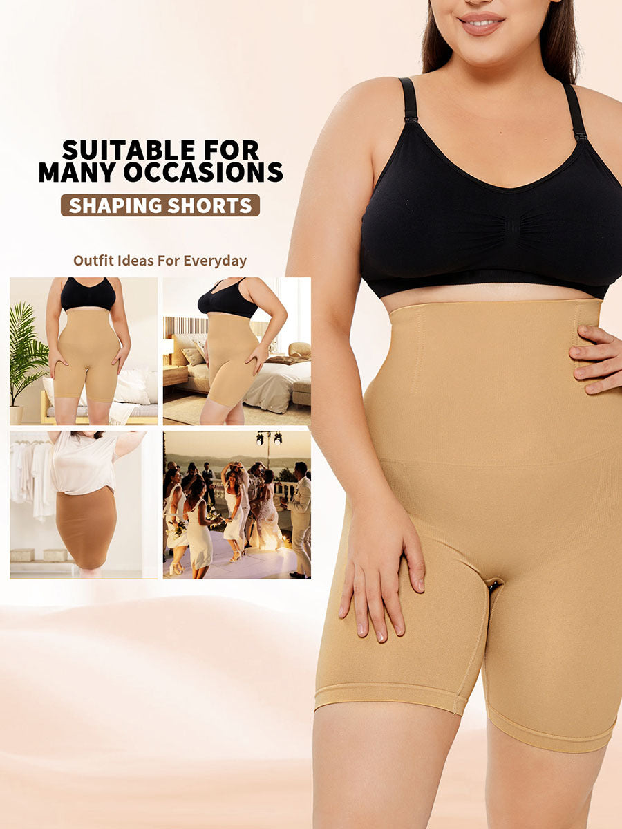 Corrigerende Shorts met Hoge Taille – Billiftende Shapewear