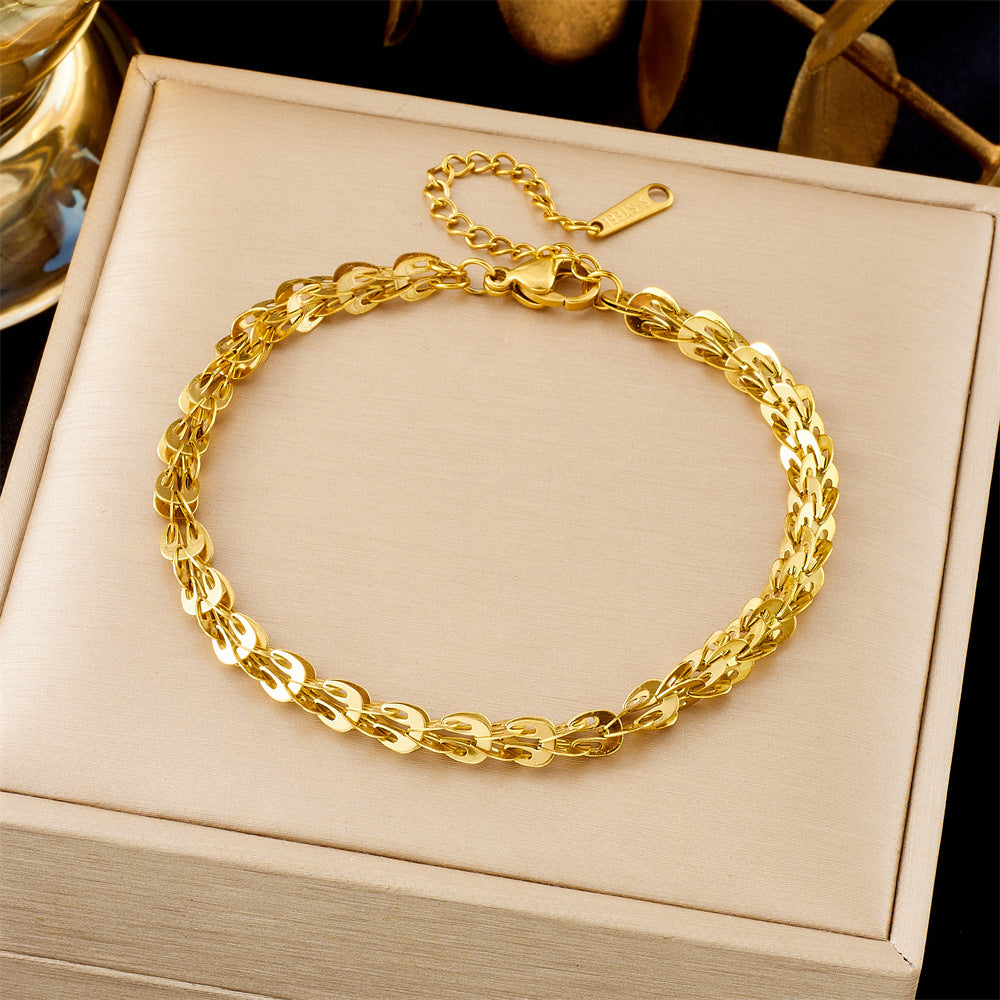 Trendy Gouden Armband