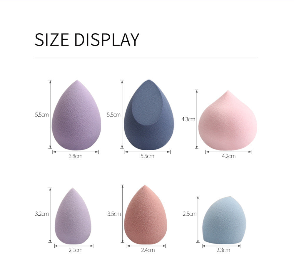 Set van 5 mini make-up sponsjes