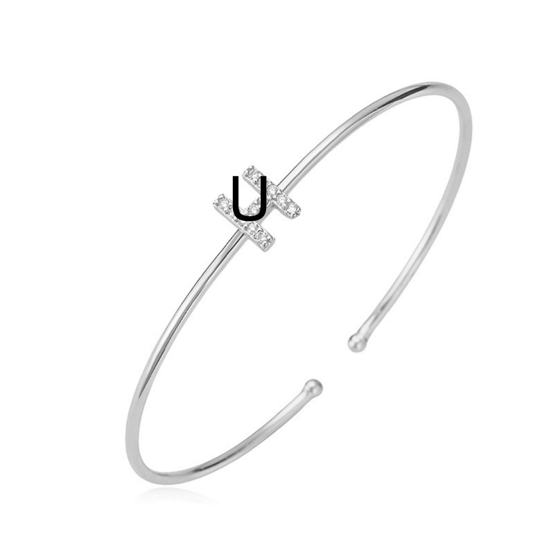 Letter Zirkonia Armband