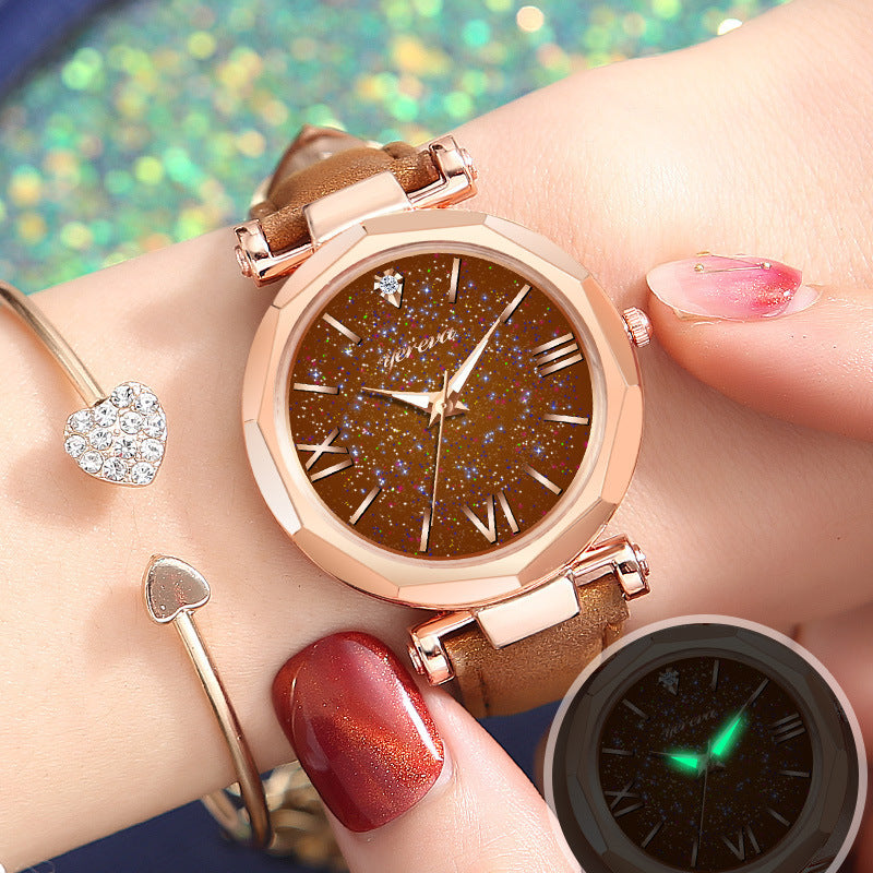 Sterrenhemel horloge met schitterende details