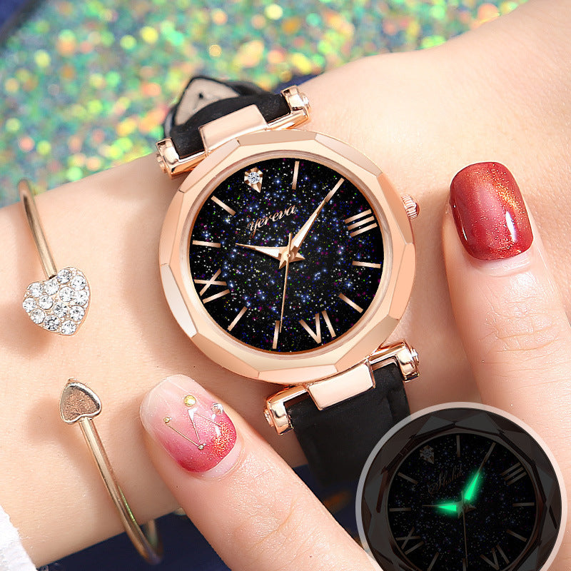 Sterrenhemel horloge met schitterende details
