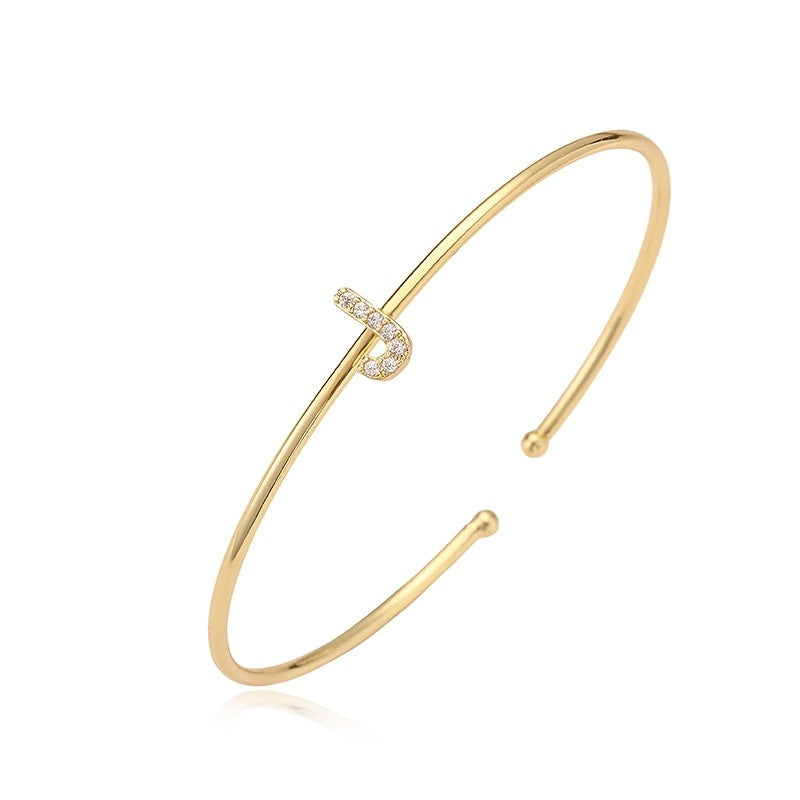 Letter Zirkonia Armband