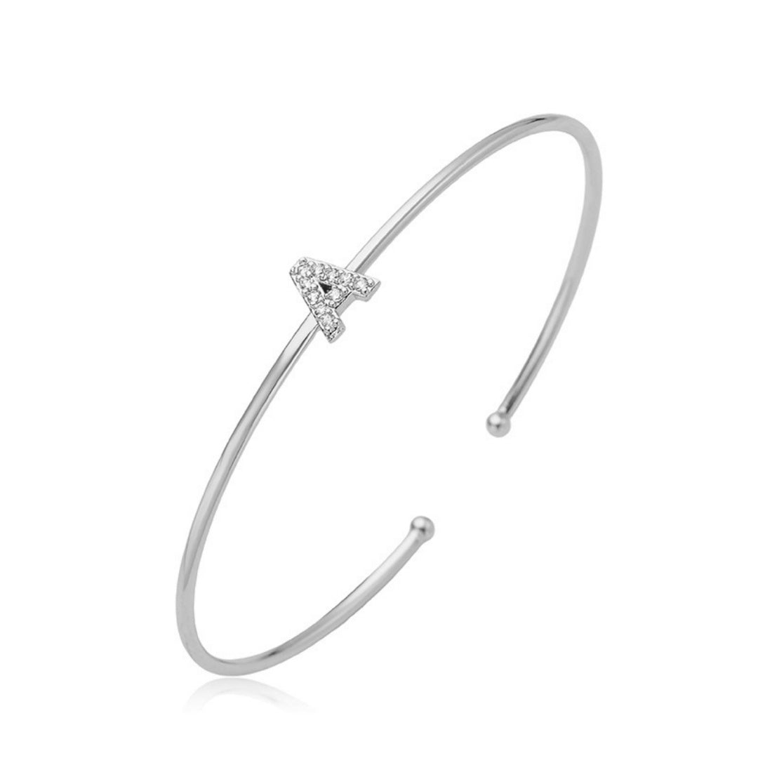 Letter Zirkonia Armband