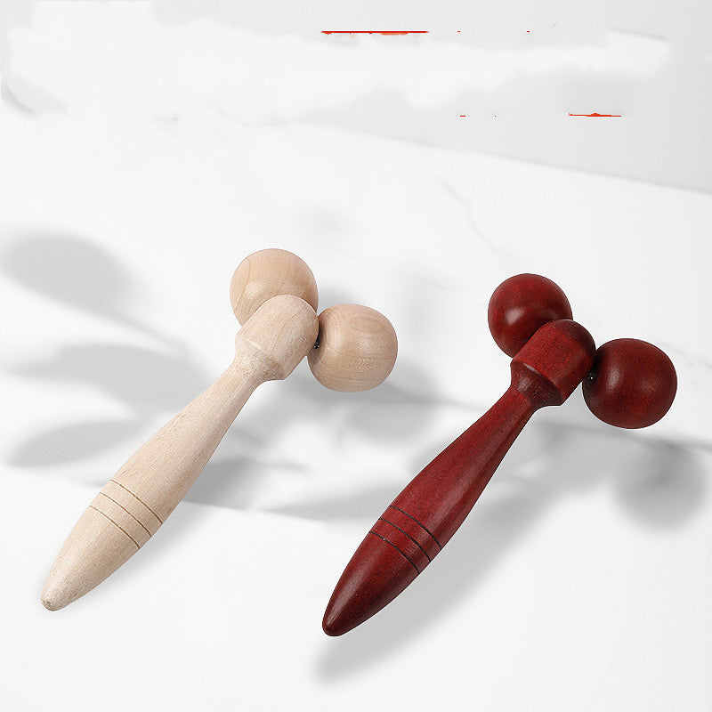 Handmatig Houten Massageapparaat Gezichtsroller Wervelkolommassage