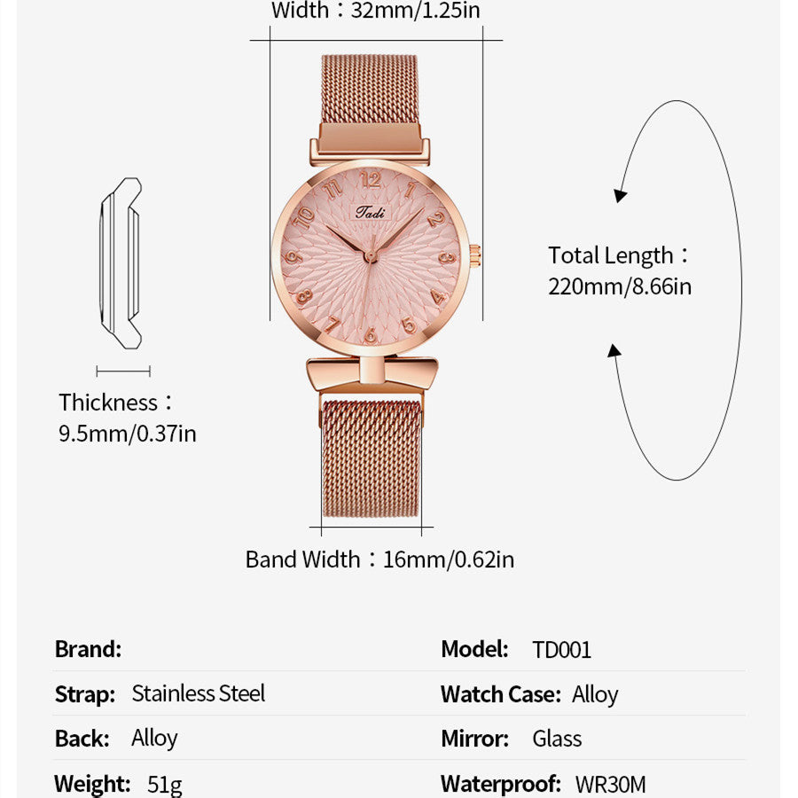 Horloge & armband set voor dames