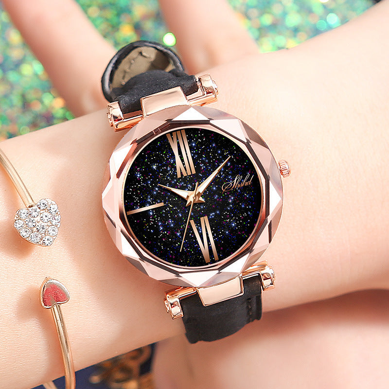 Sterrenhemel horloge voor dames