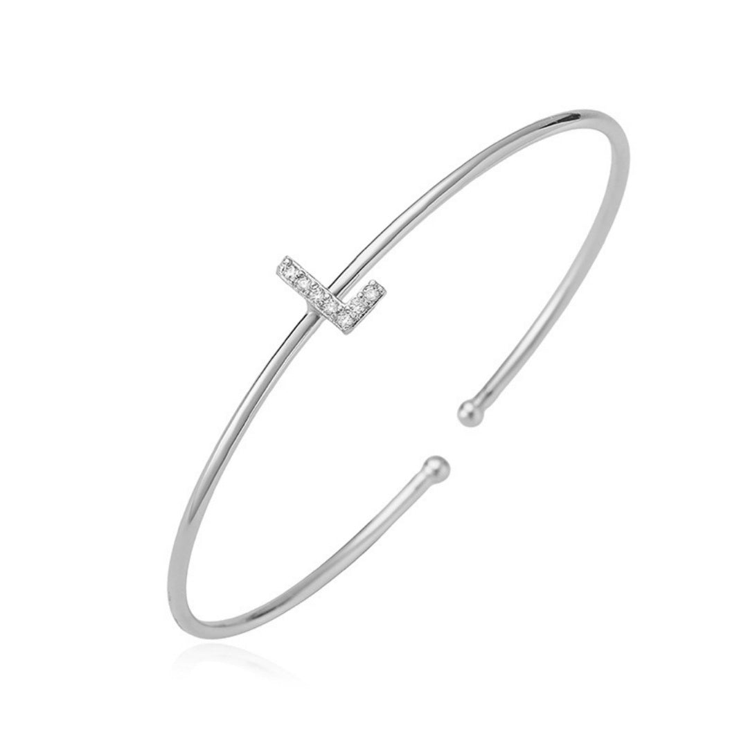 Letter Zirkonia Armband