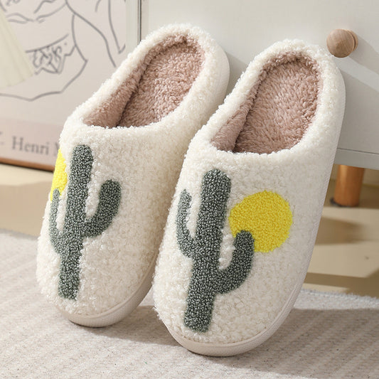 Warme Cactus Pantoffels