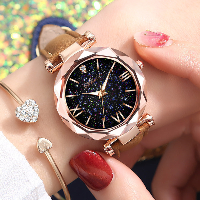 Horloge met frosted look