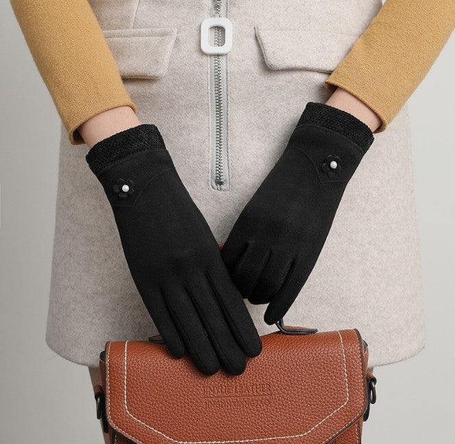 Warme dameshandschoenen met touchscreen