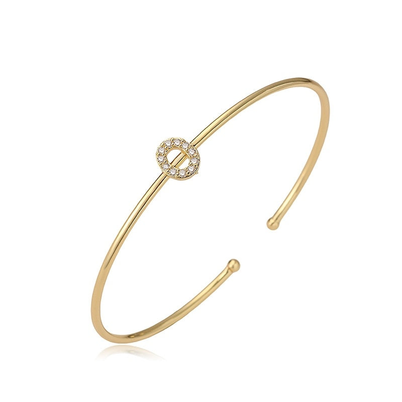 Letter Zirkonia Armband