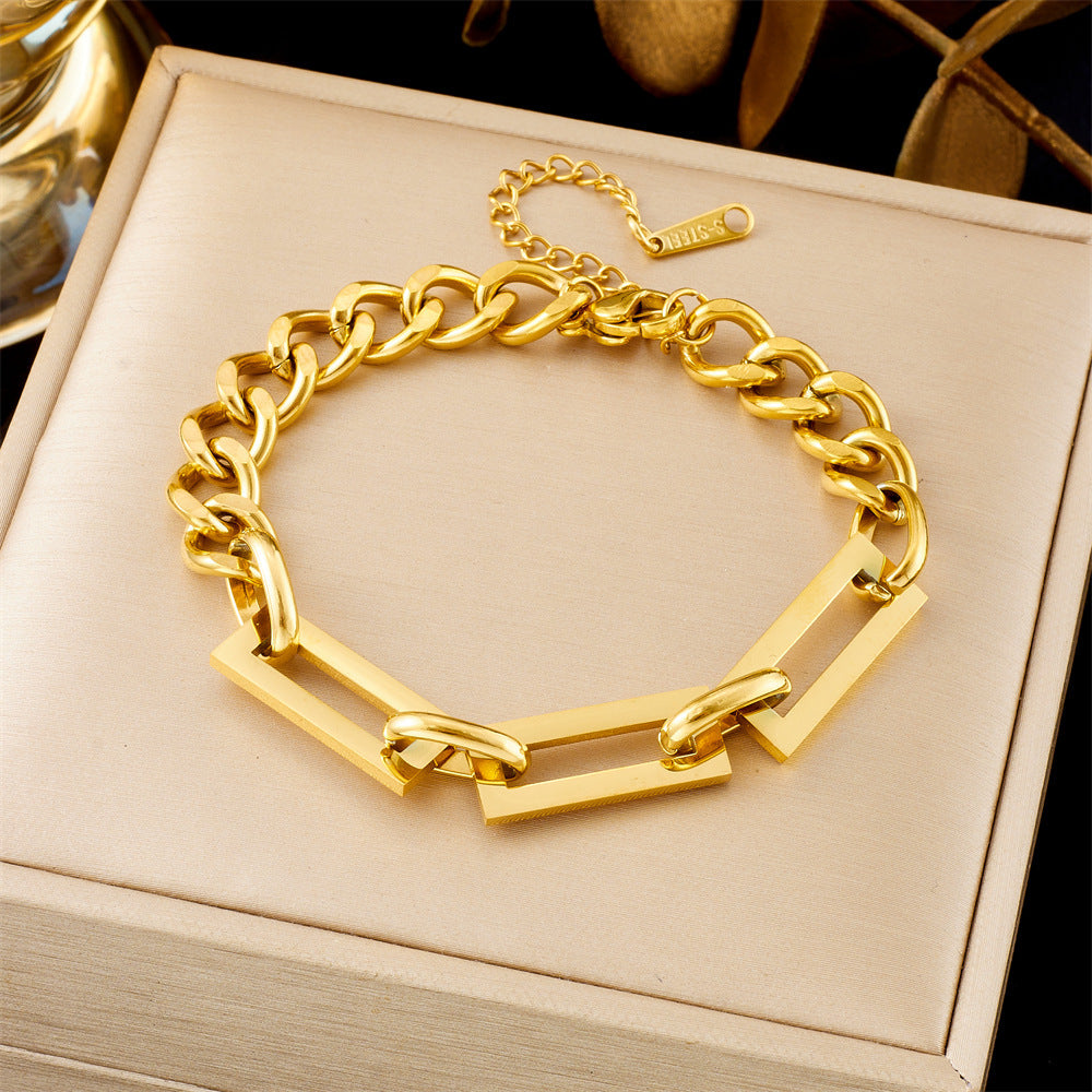 Trendy Gouden Armband