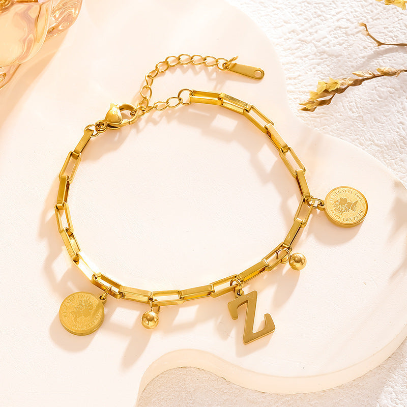 Letter Armband