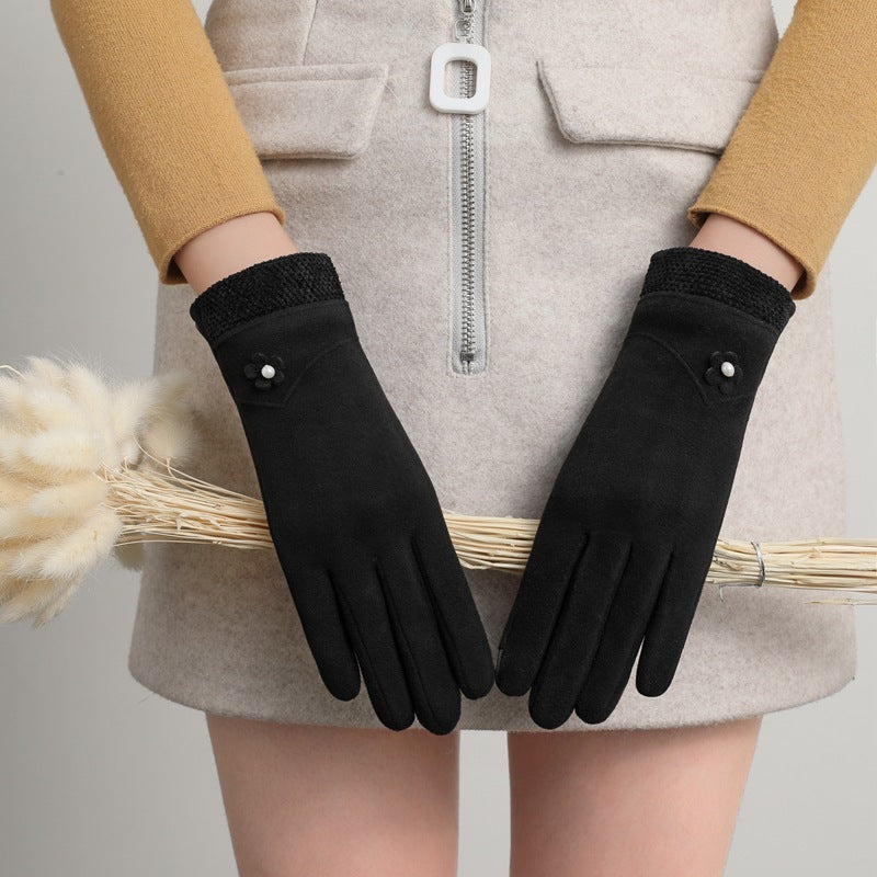Warme dameshandschoenen
