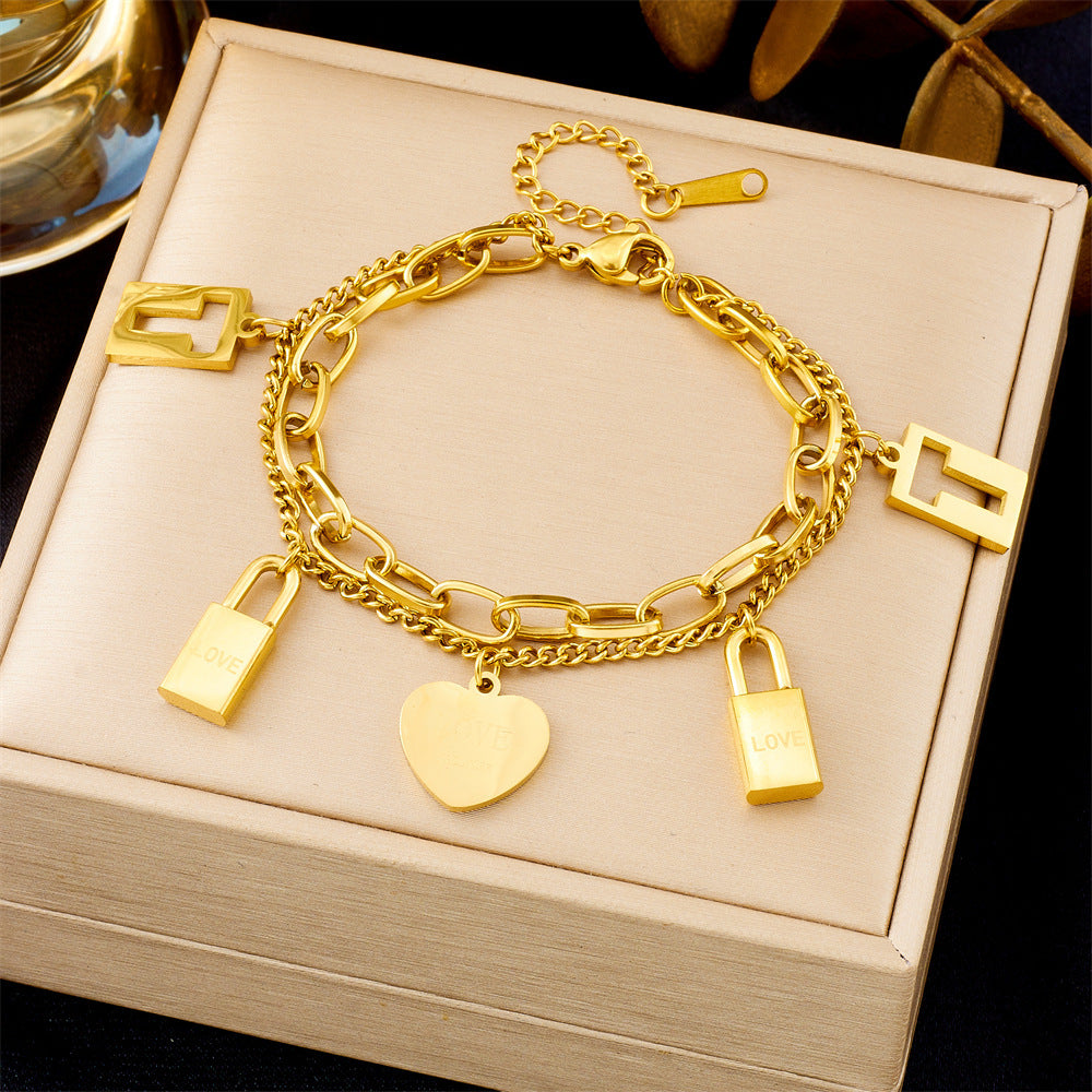 Trendy Gouden Armband