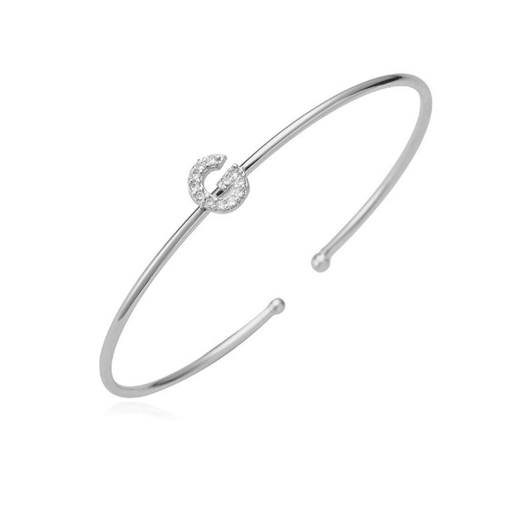 Letter Zirkonia Armband
