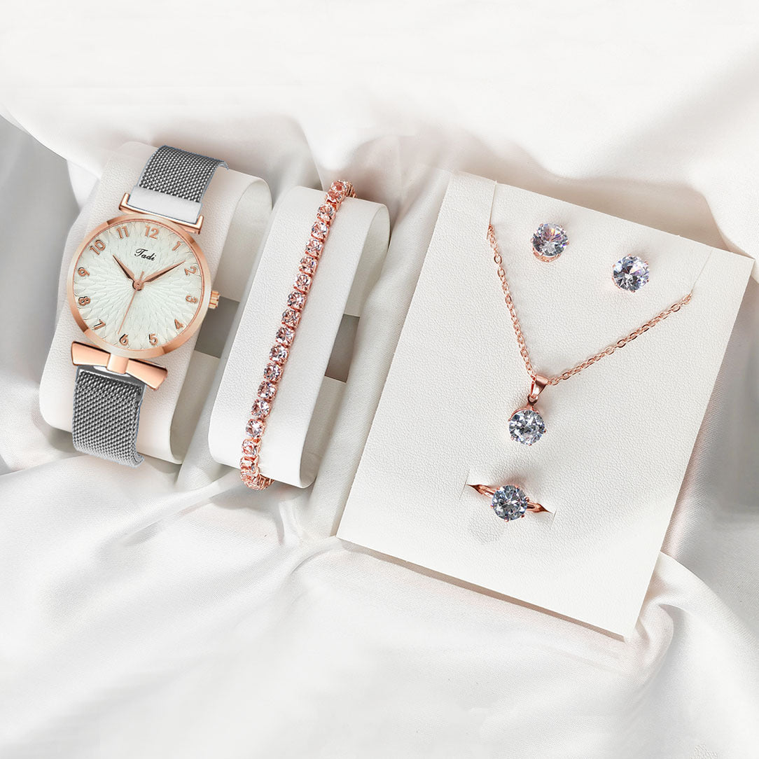 Stijlvolle horloge en sieradenset