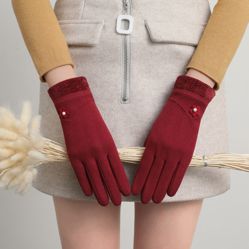 Warme dameshandschoenen