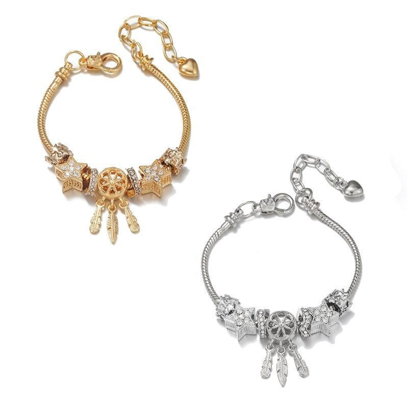 Creatieve armband met ster en dromenvanger