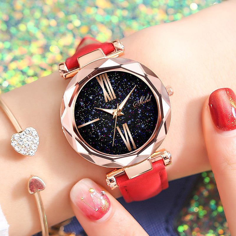 Sterrenhemel horloge voor dames