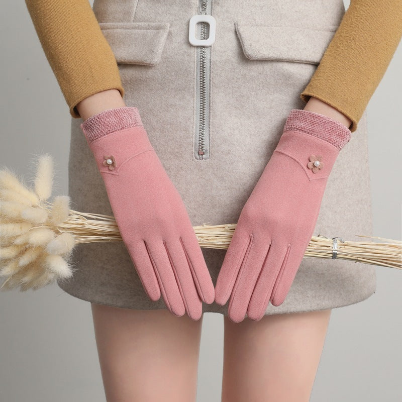 Warme dameshandschoenen