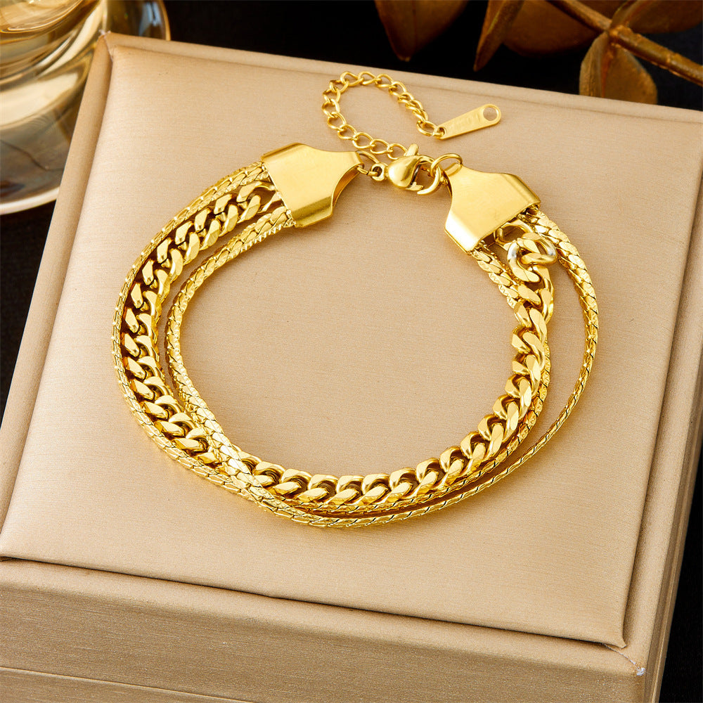 Trendy Gouden Armband