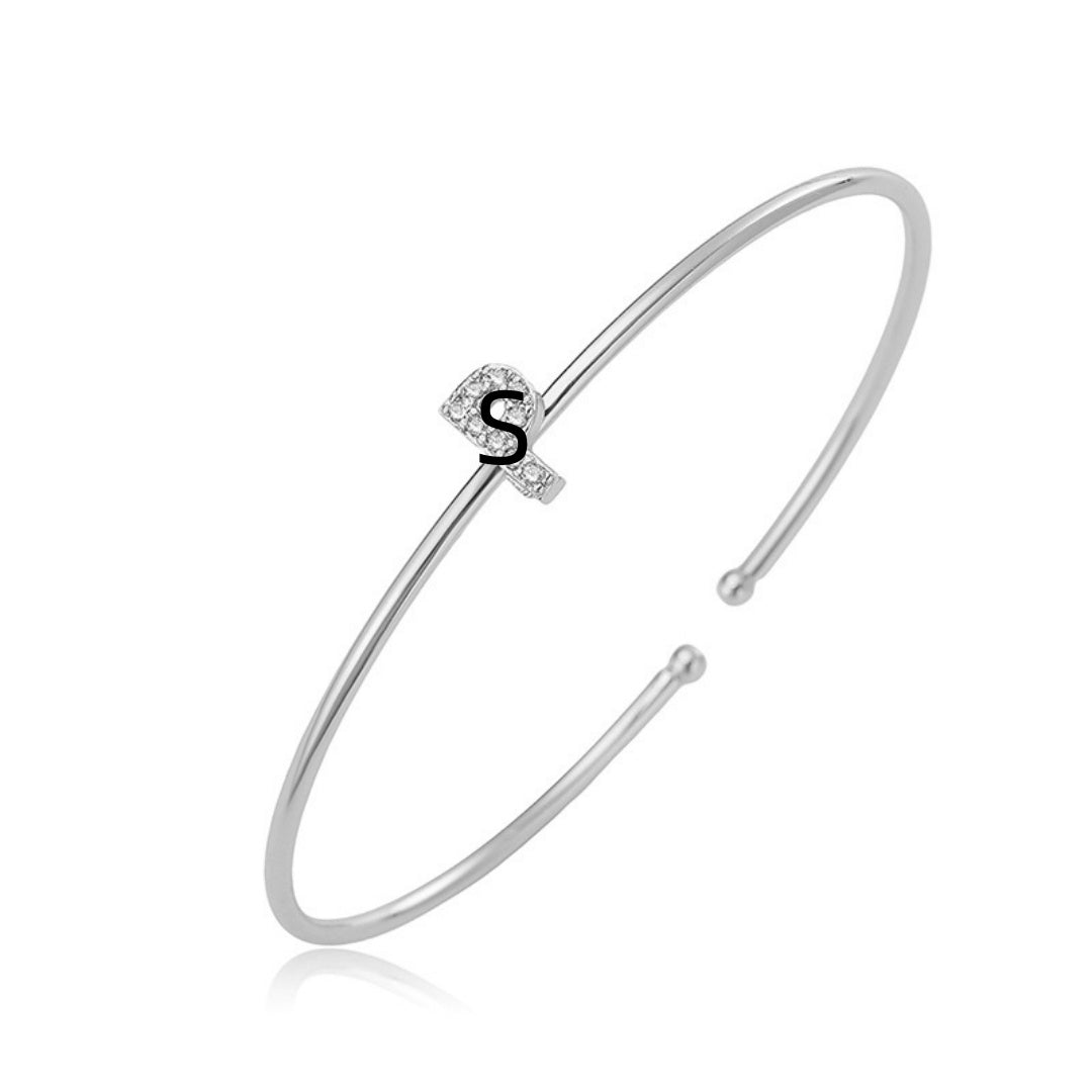 Letter Zirkonia Armband