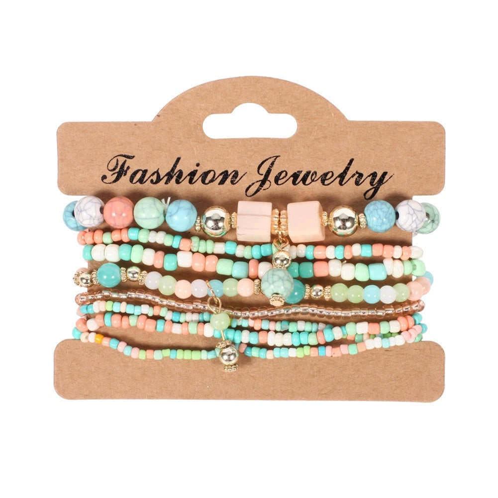 Handgemaakte Kralenarmbanden Set voor Dames