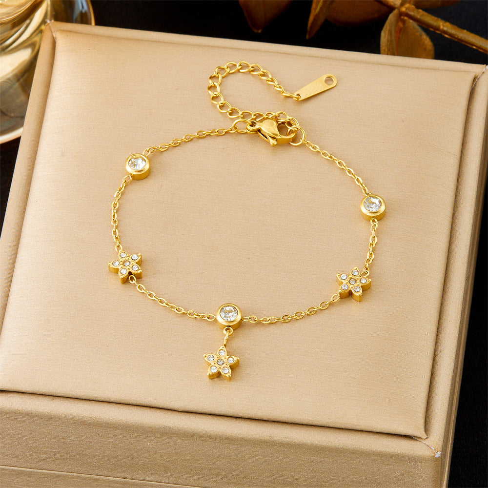 Trendy Gouden Armband