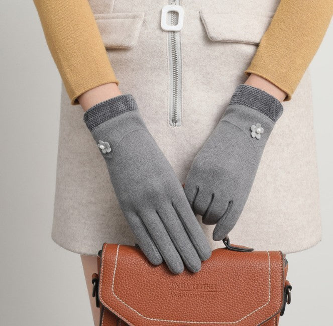 Warme dameshandschoenen met touchscreen