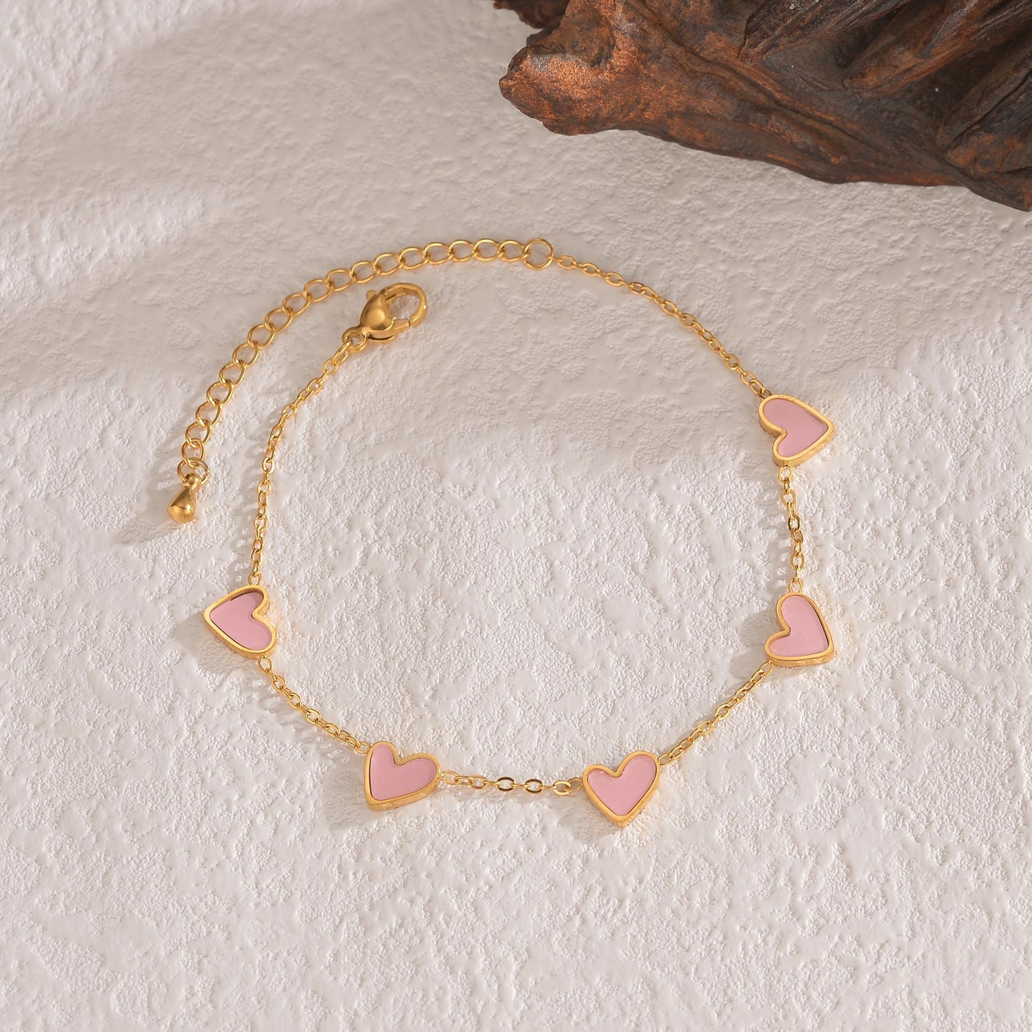 Druppelvormige Hart Armband