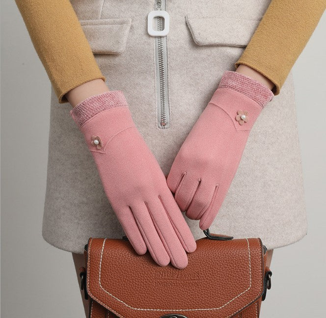 Warme dameshandschoenen met touchscreen