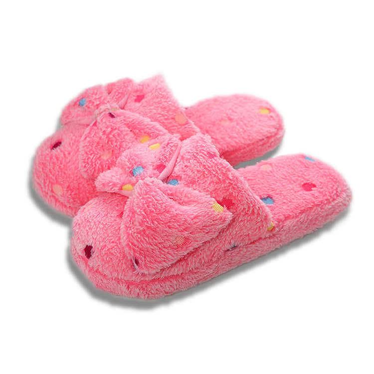 Comfortabele Katoenen Pantoffels met Strik