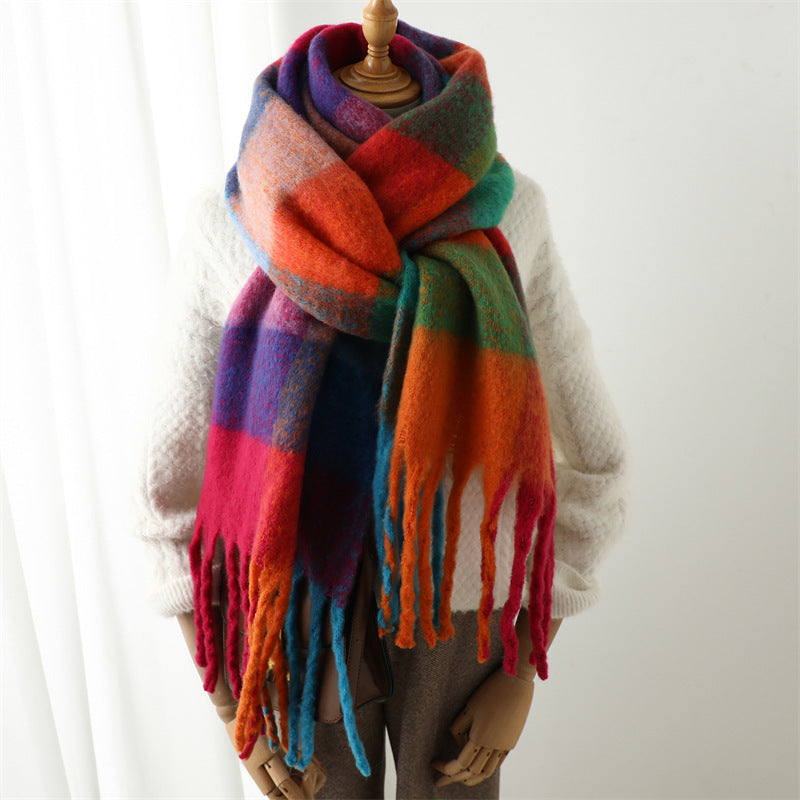 Dames winter sjaal van kasjmier