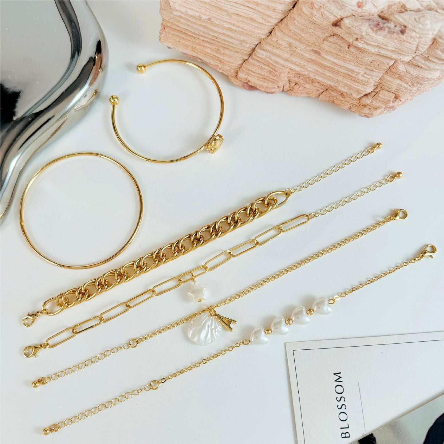 6-delige Set Modieuze Armbanden