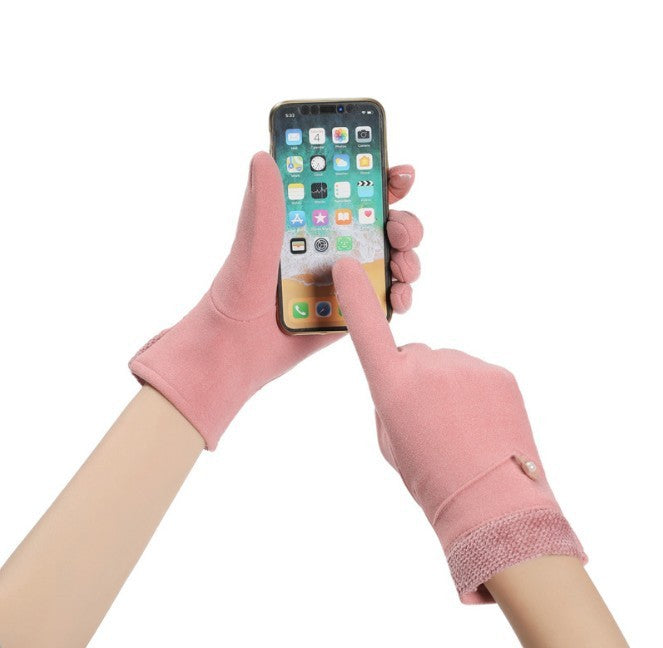 Warme dameshandschoenen met touchscreen